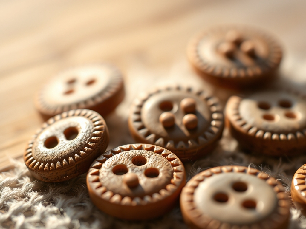 Hand Carved Buttons