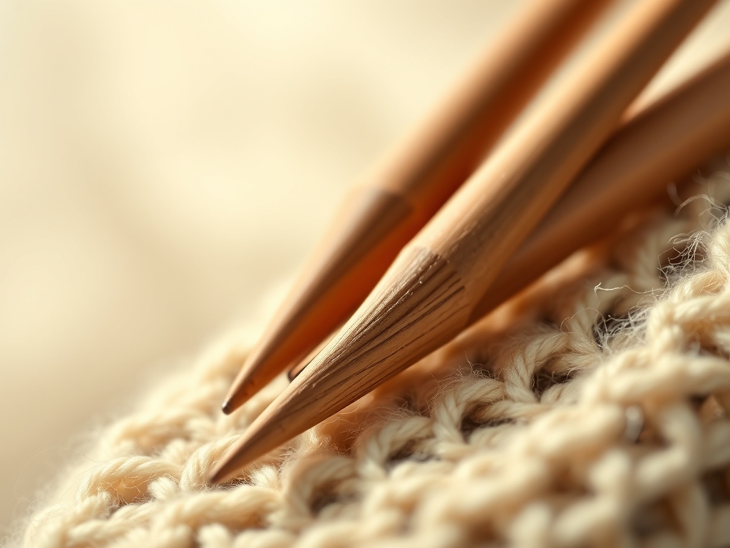 Hand Carved Knitting Needles