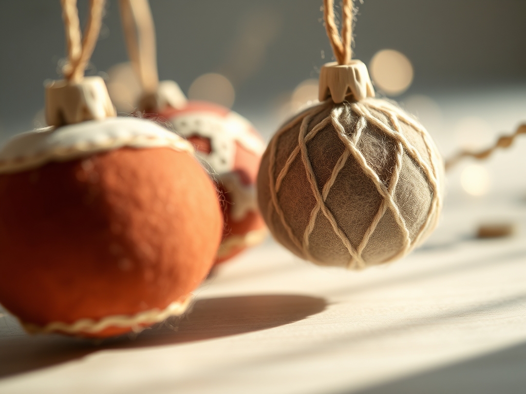 Hand Sewn Felt Ornaments
