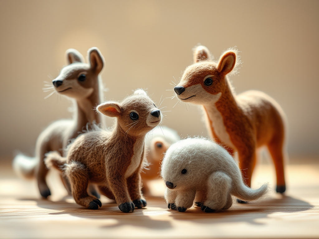 Needle Felted Animals
