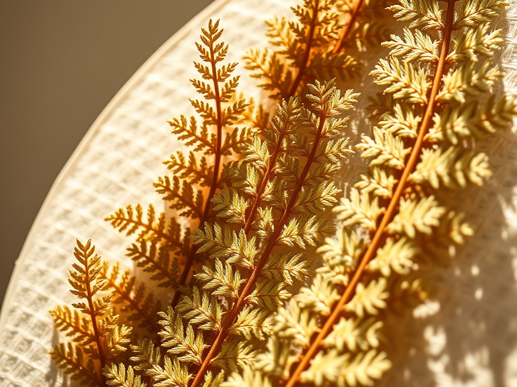 Pressed Fern Art