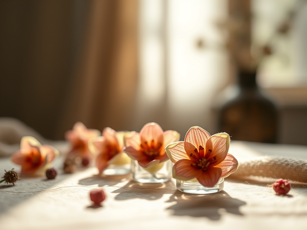 Pressed Flower Candles