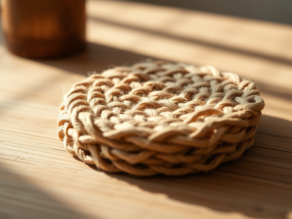 Woven Hemp Coasters