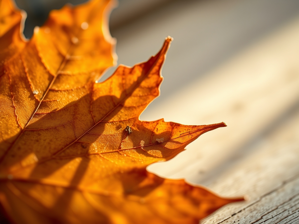 Pressed Maple Leaf Art
